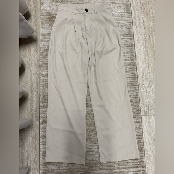Beige Business Pants - Picture 1 of 3